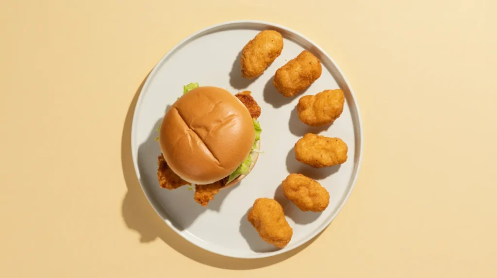 1 sandwich + 5 nuggets