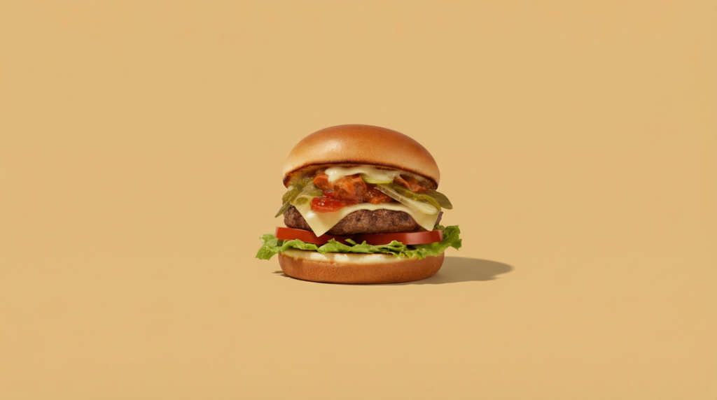A main item (burger, chicken sandwich, tacos, or tenders)