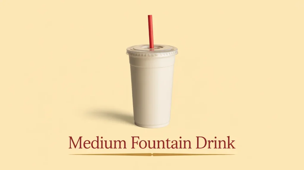 Medium fountain drink