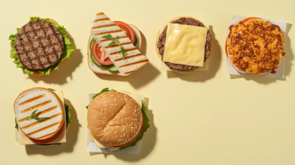 Mix-and-match sandwich options