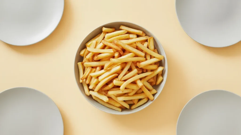 Shared fries instead of one per person