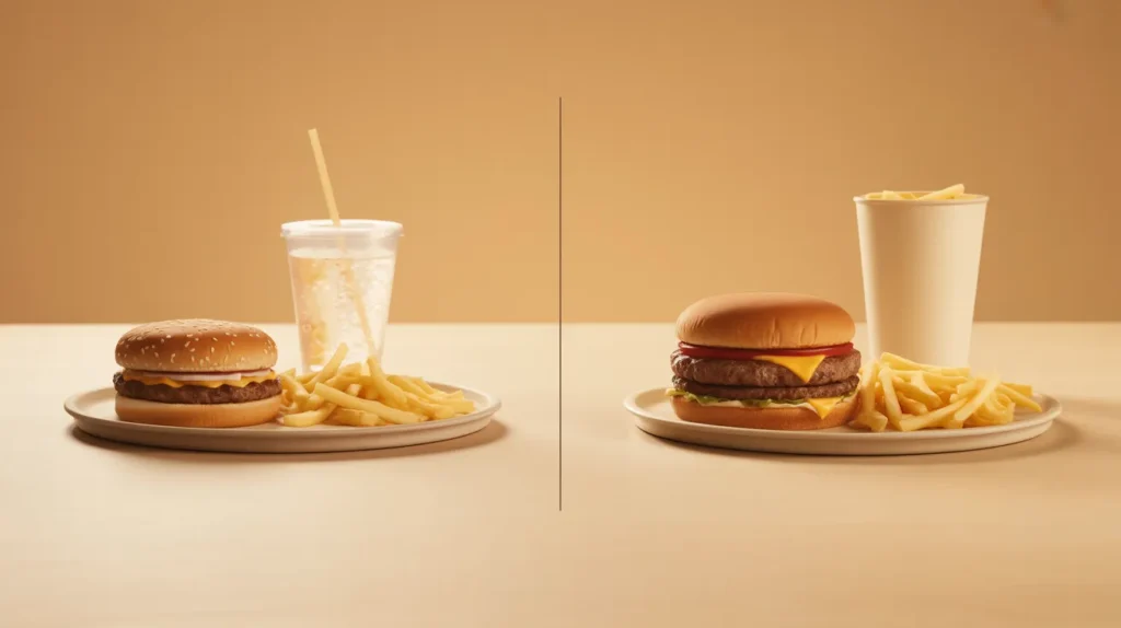 McDonald’s Value Menu 3 Smaller than standard combo portions