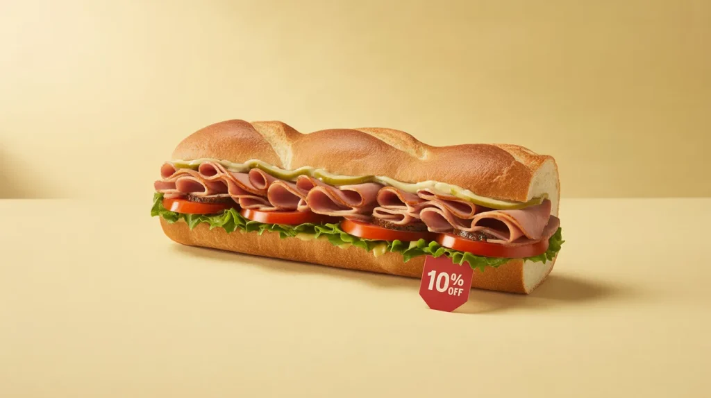 2. $2–$3 Off Footlong