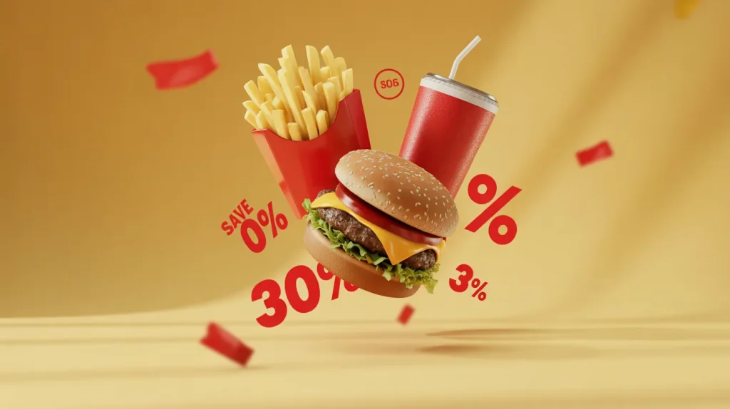 Discounted combo meals