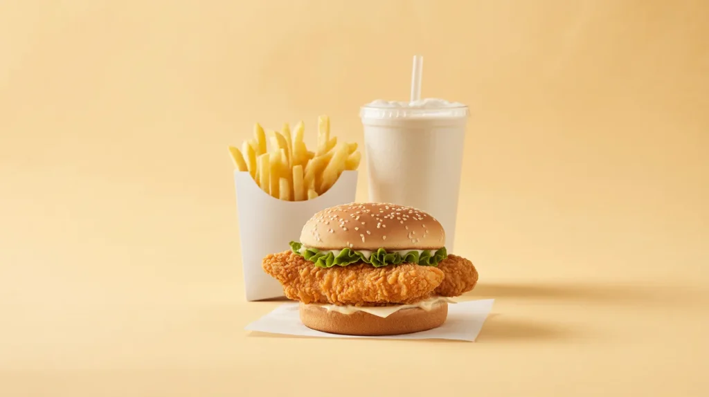 Entry-level chicken sandwich combo