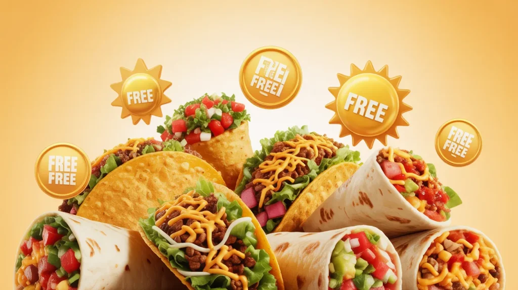 Free food rewards after reaching point thresholds