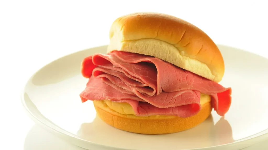 Jr. Roast Beef sandwich