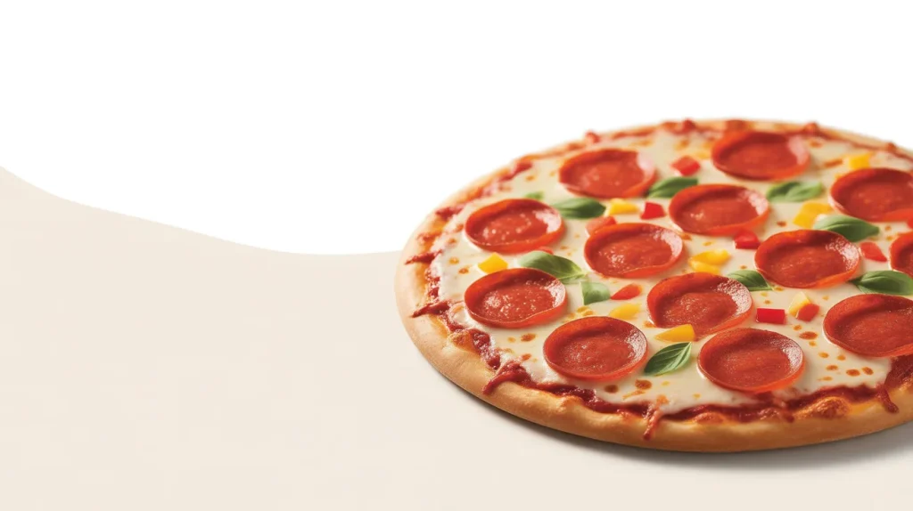 Medium pizza: $7–$9