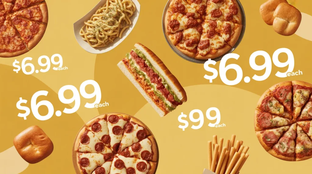 Dominos mix and match deal with pizza pasta sandwich combo