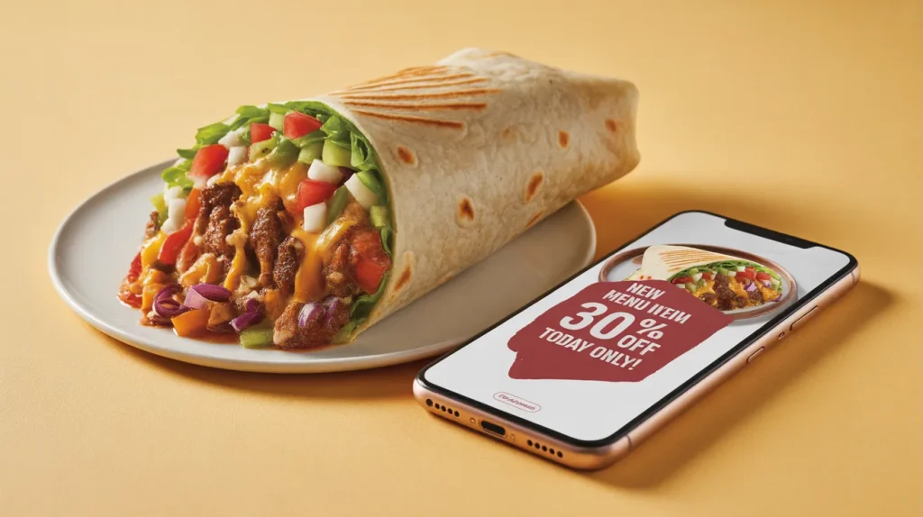 New menu item promotions