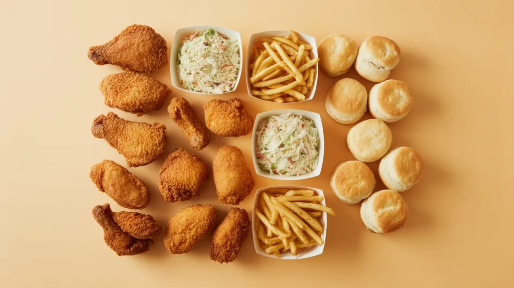 KFC Family Meal Deal 5 No drinks in most standard versions