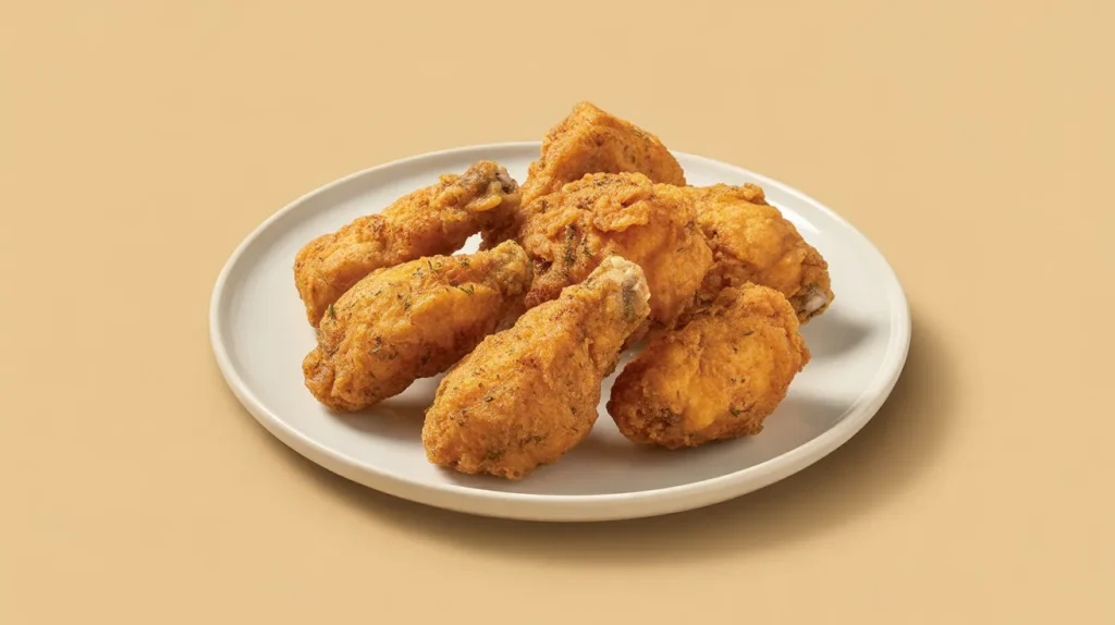 One main entrée (bone-in chicken)