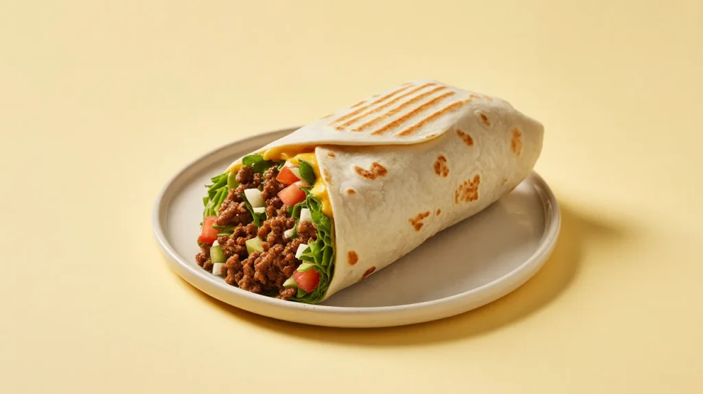 One main entrée (burrito, taco, quesadilla, Crunchwrap, etc.)