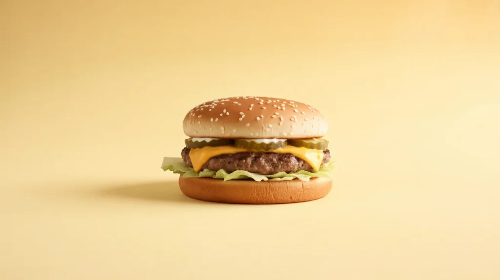 One main item (burger, chicken sandwich, or taco set)