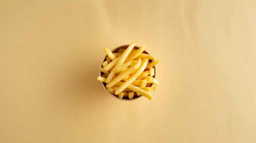 One side (usually fries)