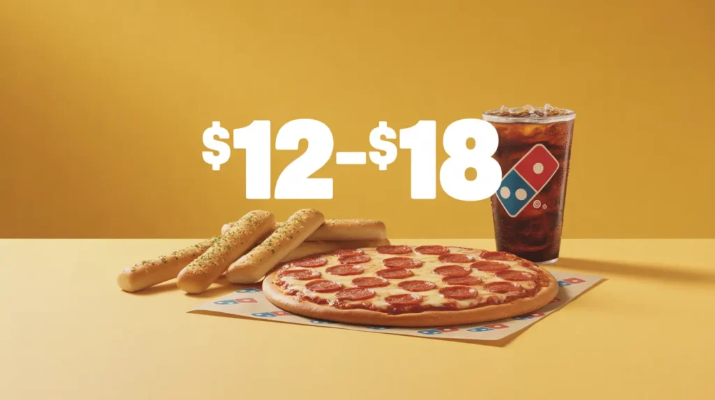 Dominos combo meal pizza drink and side deal