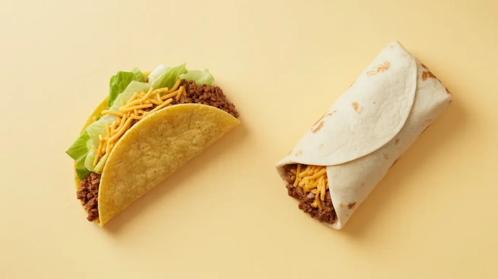 Single tacos or burritos