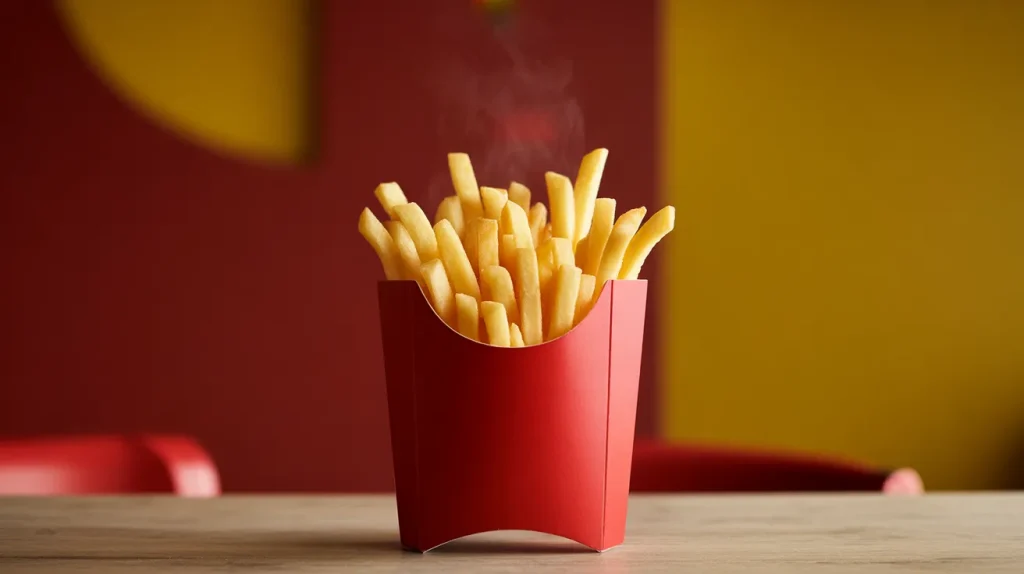 small portion french fries fast food value menu