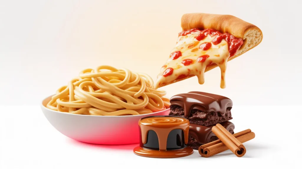 Variations with pasta or desserts