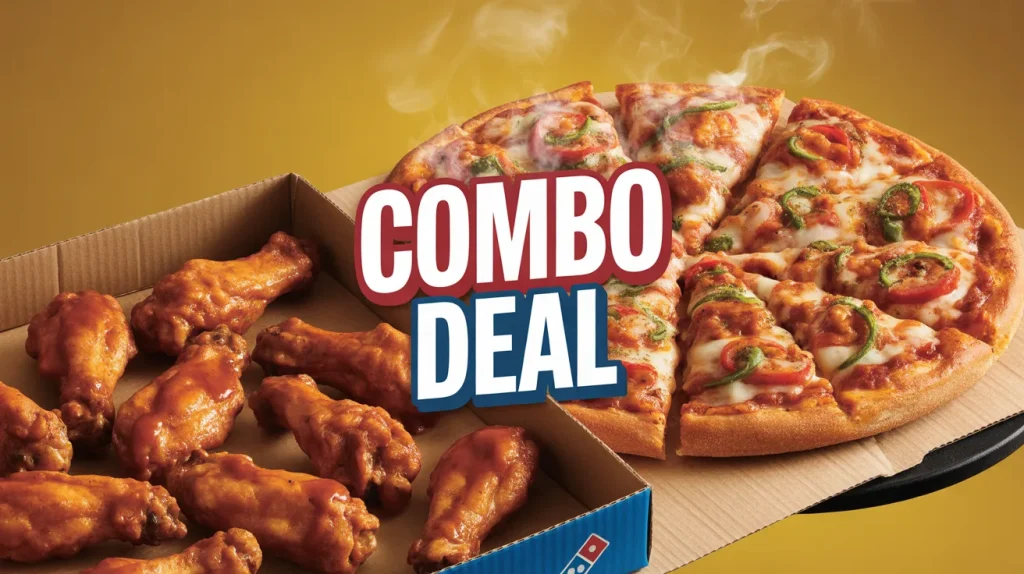 Dominos wings and pizza combo deal offer