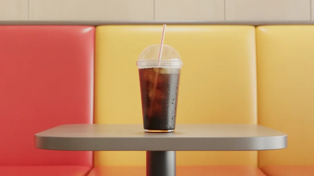 medium soda fountain drink combo meal